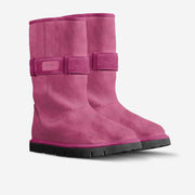 (Limited Edition) Pink Belted Mid-Calf Mouton