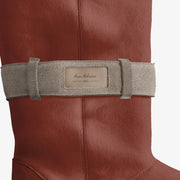 Belted Mid-Calf Boot