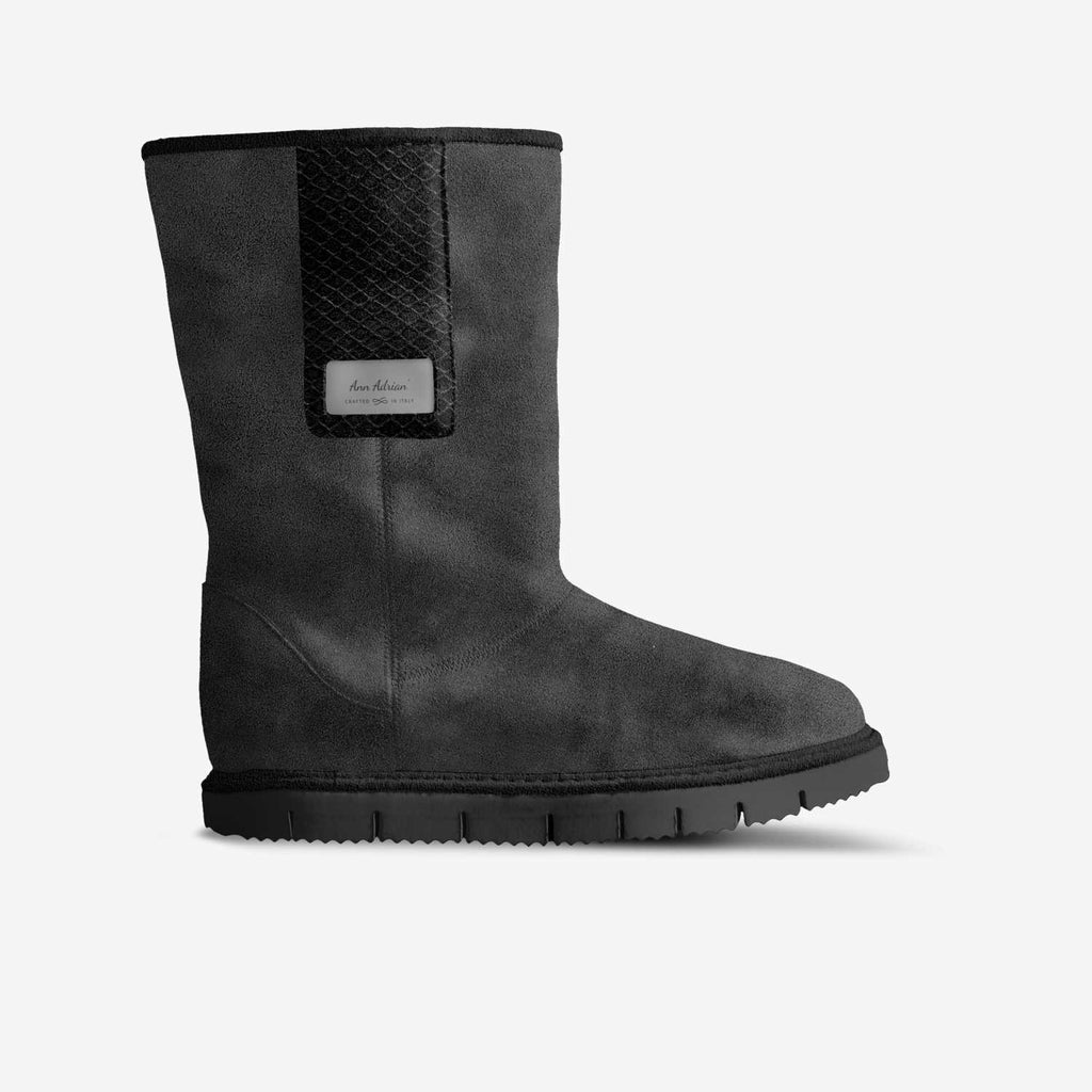 Belted Mid-Calf Boot