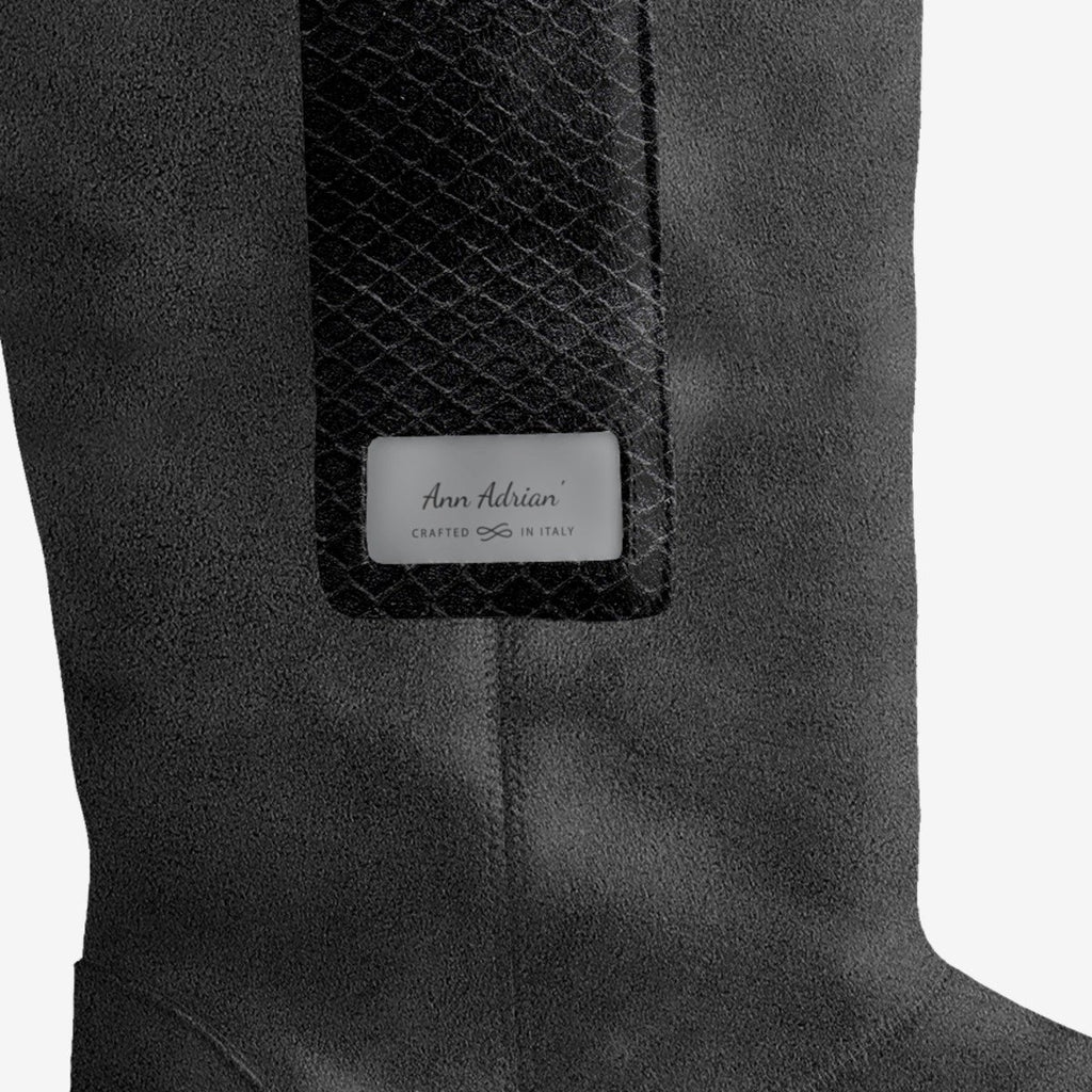 Belted Mid-Calf Boot