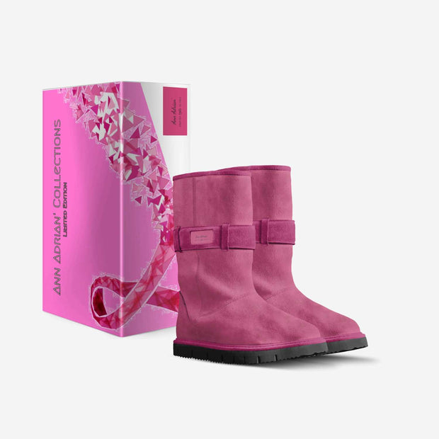 (Limited Edition) Pink Belted Mid-Calf Mouton